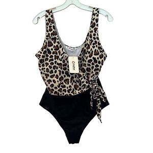 Pat Pat Cheetah Print Women’s Swimsuit Sz.L NWT